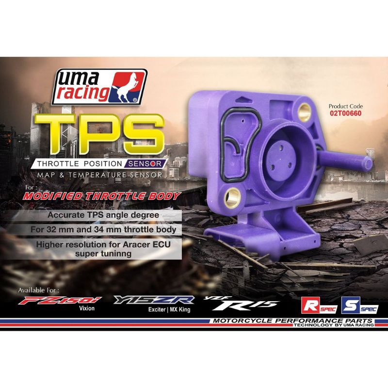 UMA RACING ( TPS) THROTTLE POSITION SENSOR Untuk YAMAHA MXKING/VIXION/R15
