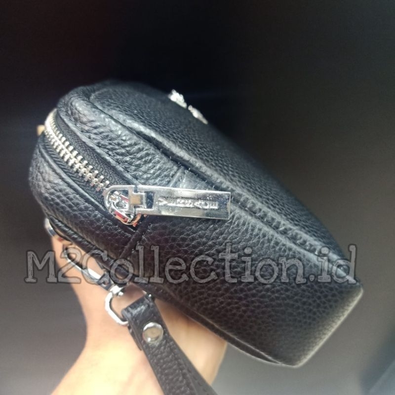 Tas Tangan Versace Leather Handbag / Clutch Kulit Asli Premium Quality