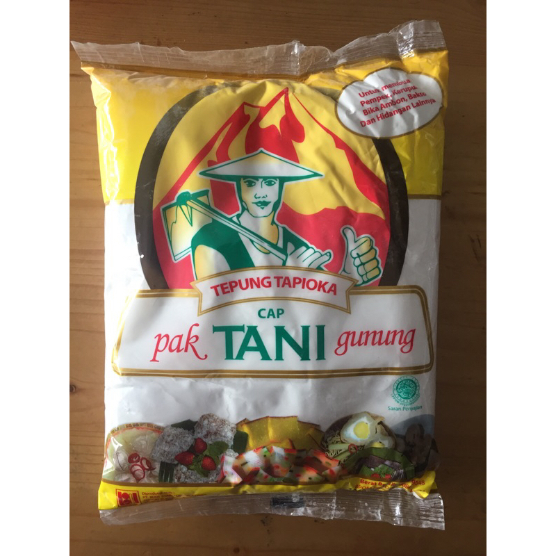 

Tepung Tapioka Cap Pak Tani Gunung 500gr