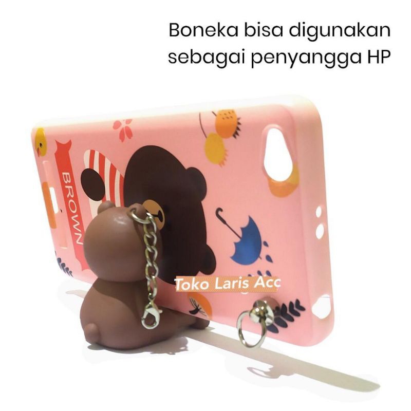 Case Boneka 3D Plus Gantungan For Hp Oppo F3 #case #casehp #caselucu #casemurah