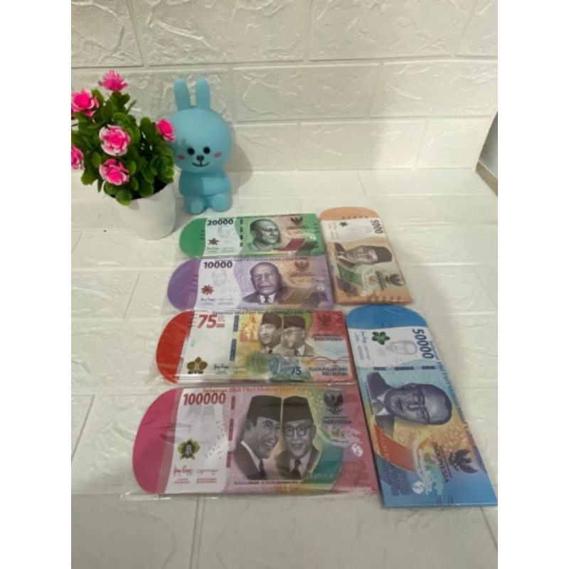 

Amplop Lebaran Panjang Motif Uang 1Pack isi 10Pcs