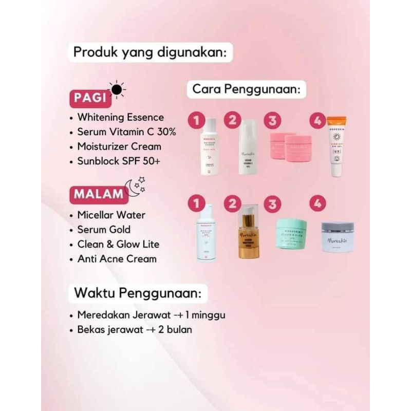 moreskin paket anti acne/moreskin paket jerawat/moreskin anti acne
