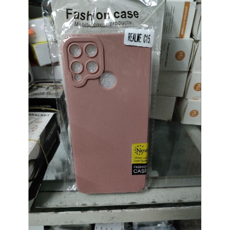Softcase Realme C15 Silikon Casing Selicon Case Macaron Pelindung Pro Camera