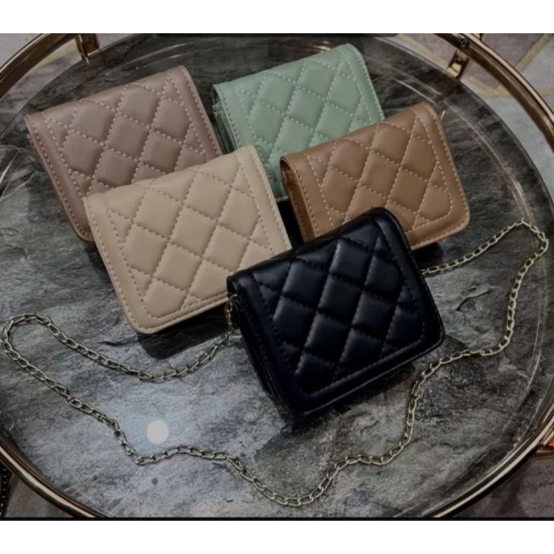 Dompet Clasy Mini/Dompet Wanita Tali Rantai Terbaru