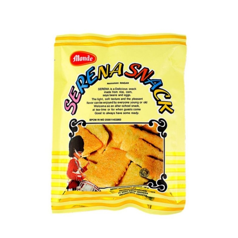 

MONDE BISCUIT SERENA SNACK GOLD 50 GRAM TS