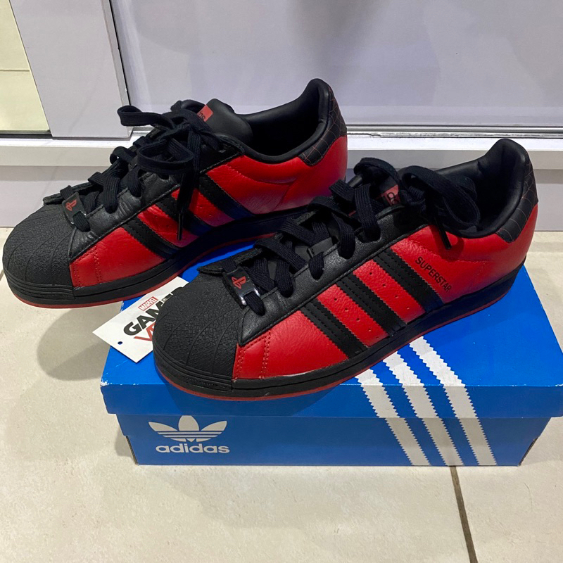 Adidas x Playstation The Marvel’s Spider-Man: Miles Morales Superstar Kids Woman 38 Preloved Bekas