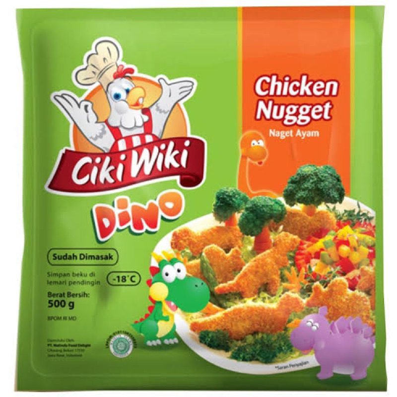 

Ciki Wiki Chicken Nugget Dino 250Gr