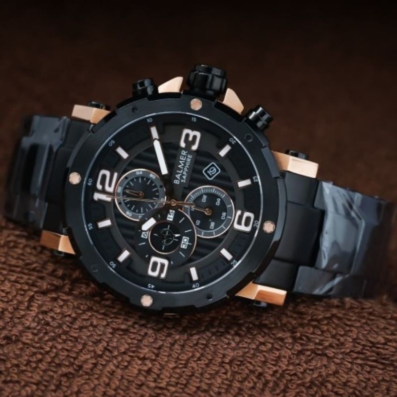 Balmer 7987 / B.7987 Jam Tangan Pria Analog Balmer Sapphire Original