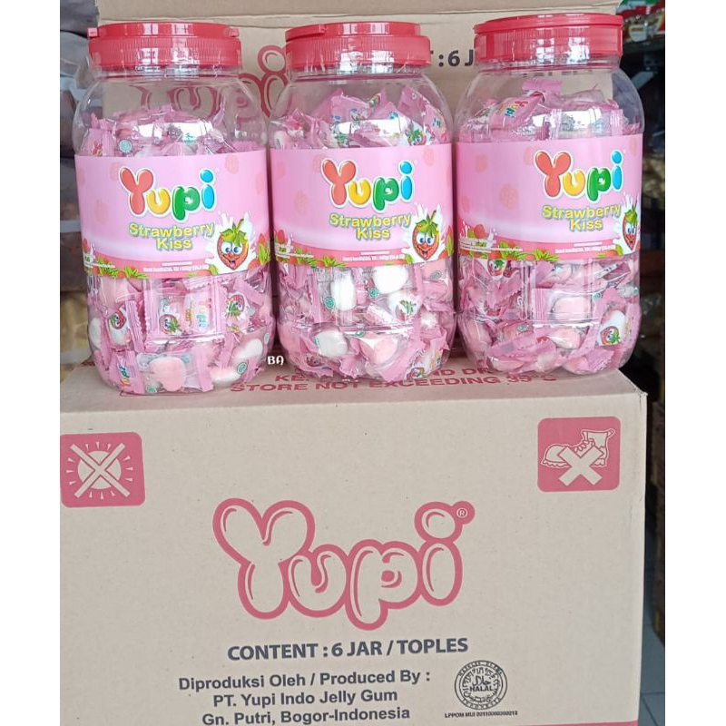 

Permen YUPI TOPLES l jelly gum yupi toples