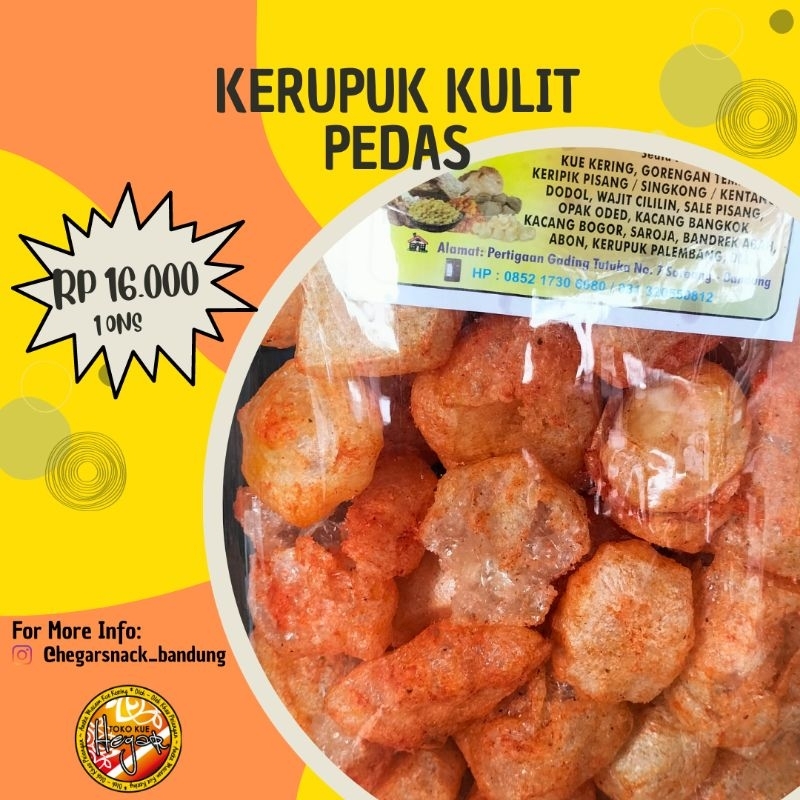 

KERUPUK KULIT PEDAS - DOROKDOK