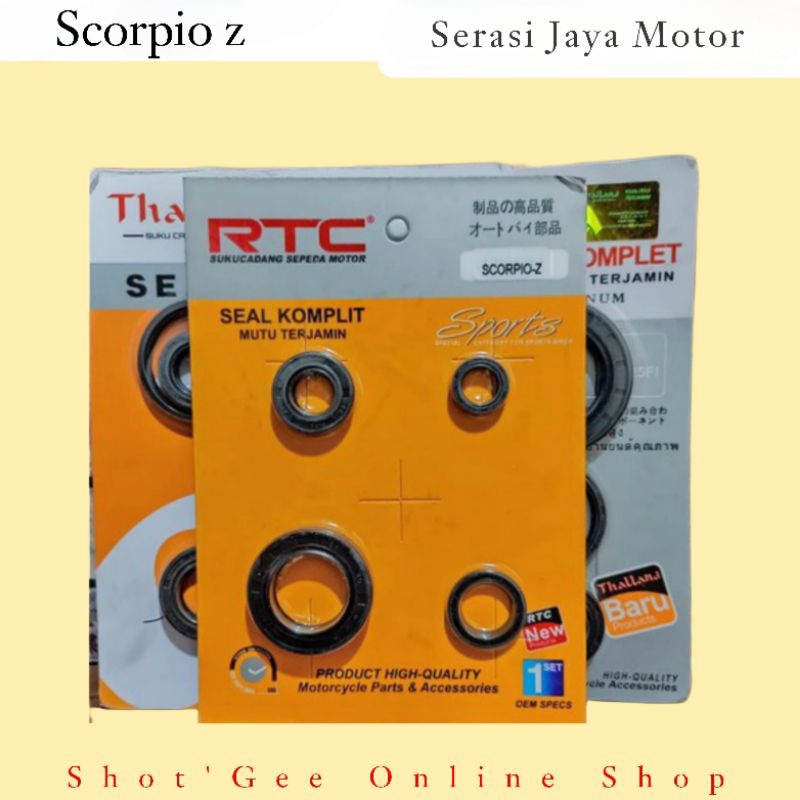 SIL SEAL SET OLI SEAL SET KOMPLIT SCORPIO / SCORPIO Z