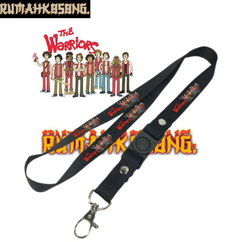

lanyard THE WARRIORS / tali lanyard film gantungan kunci name tag id card / pods / brand lokal