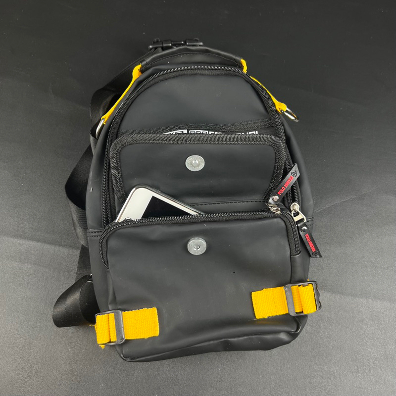 Tas Pundak 3 Fungsi Waterproof Bahan Ballon Tebal Original Polo Amstar Ransel Slingbag Tas Selempang Cross Bodybag