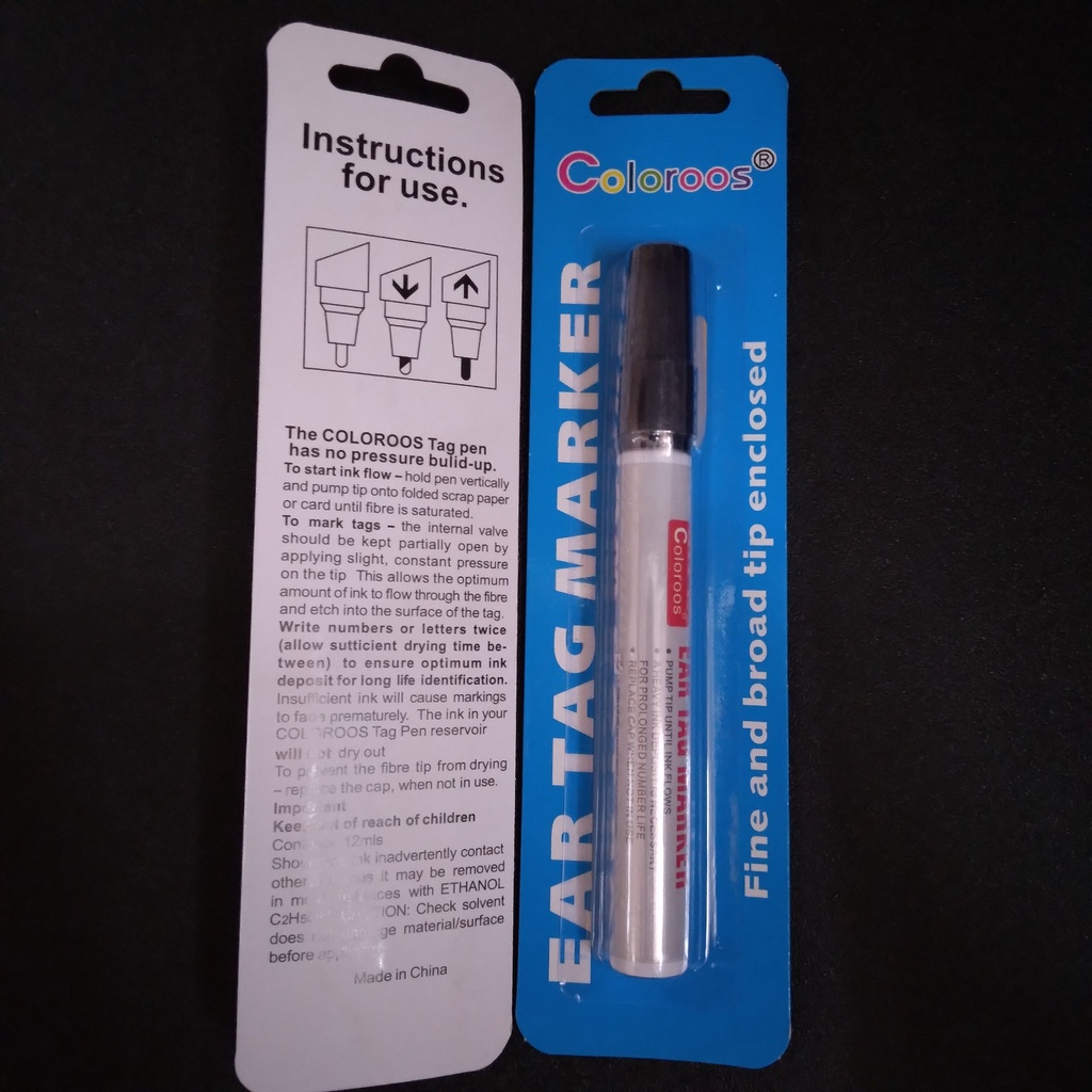 Spidol Ear Tag - Ear Tag Marker