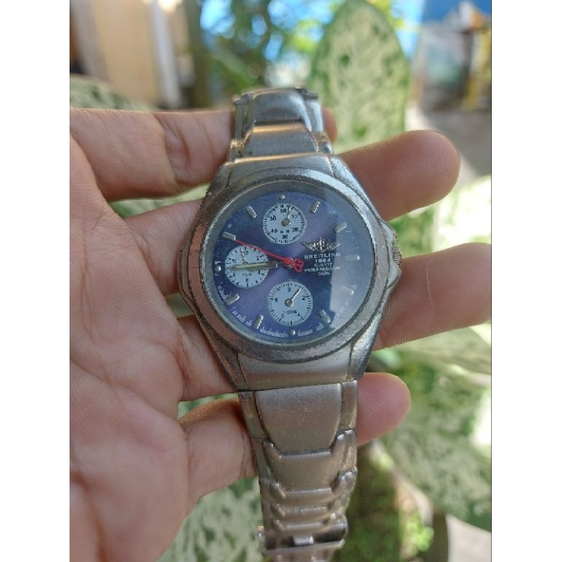 jam tangan quart breatling aktif normal