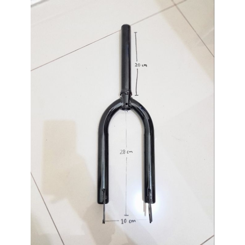 FORK 18 INCH  GARPU 18 INCH SEPEDA ANAK BMX MINI MODEL OS FORK OVS OVERSIZE BICYCLE KID FORK STEEL MATERIAL BESI FORK SEPEDA ANAK FORK 18INCH OVER SIZE