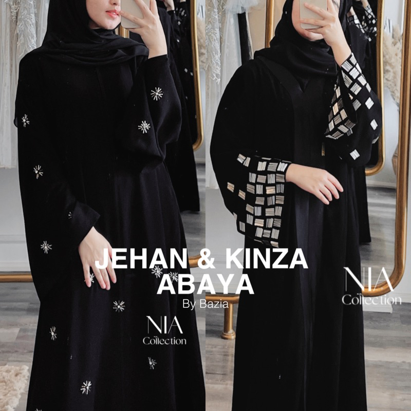 Kinza & Jehan Abaya By Bazia [NEW]
