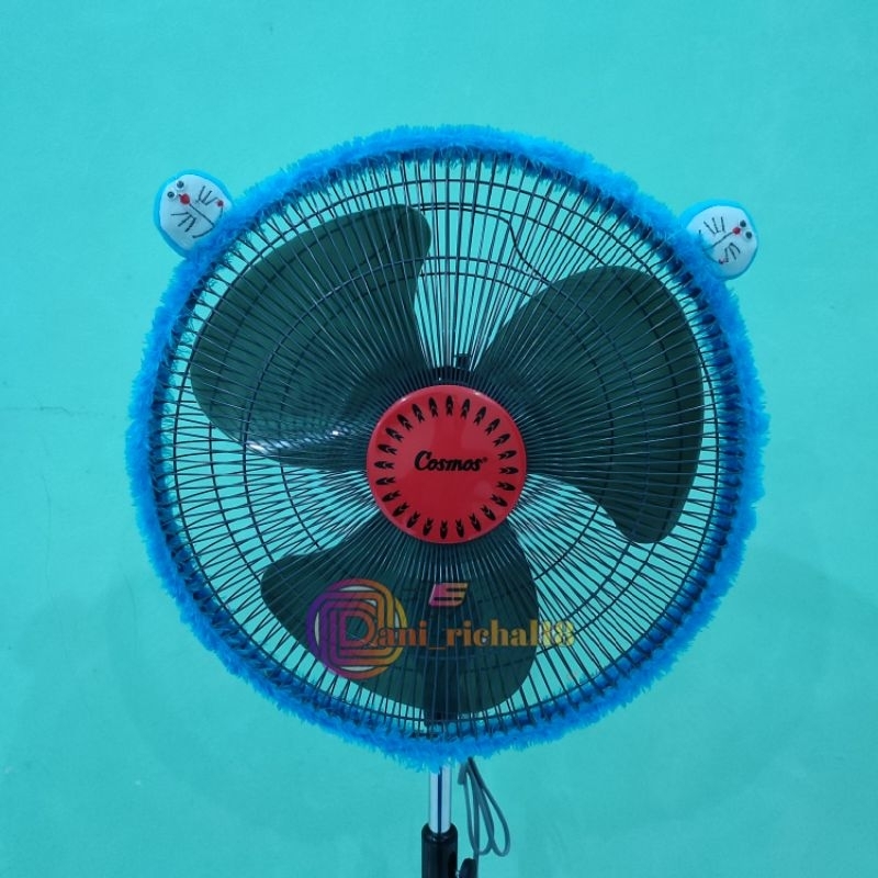 Bando kipas angin karakter bulu rasfur / Cover kipas angin karakter