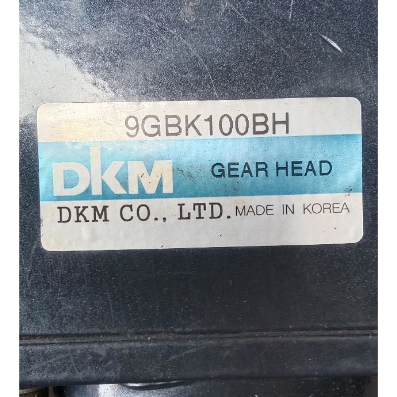 AC MOTOR GEARBOK DKM 220V 40W RATIO 1 : 100 14RPM
