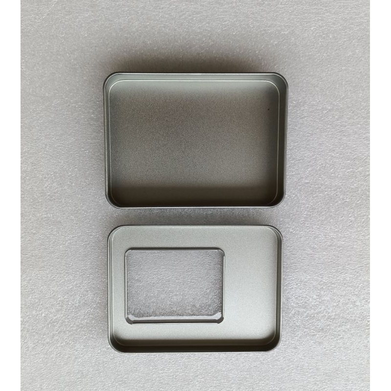 Box kotak kaleng universal jendela mika tanpa busa