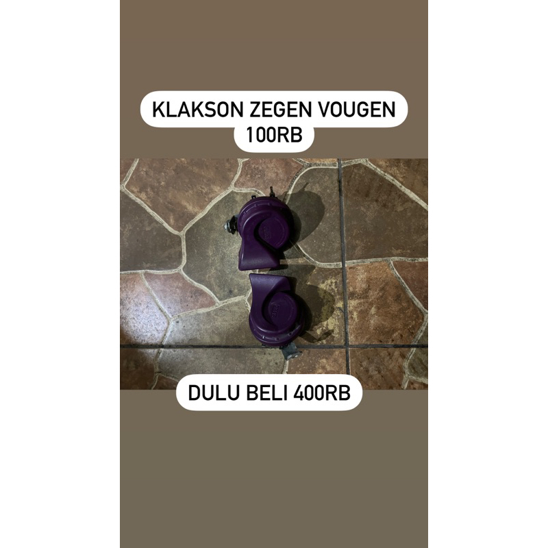 klakson Zegen vougen