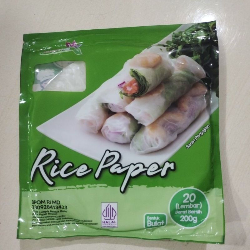 

rice paper bulat 20pcs