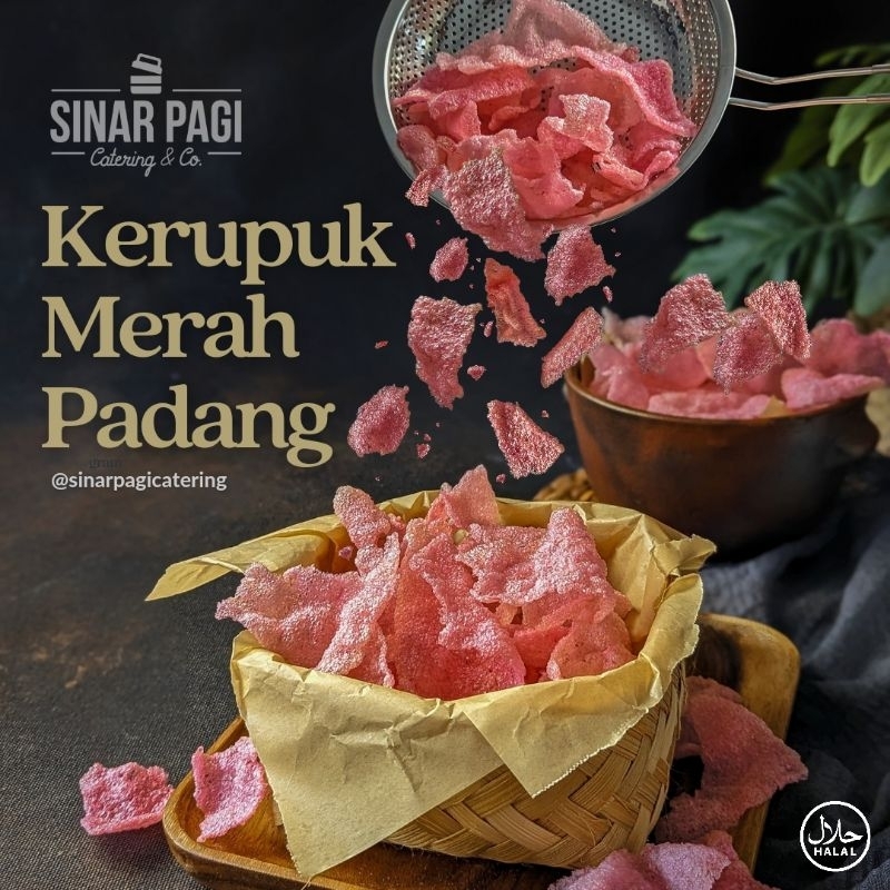 

Kerupuk Merah Padang Siap Makan Sinar Pagi