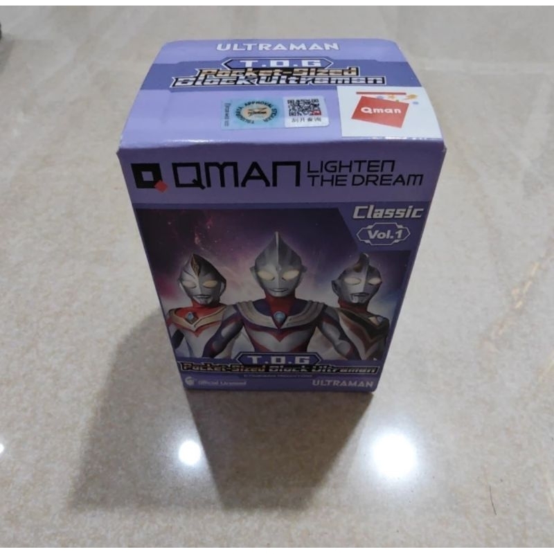 Qman Ultraman TOG Pocket Size Classic Volume 1 Blind Box Random Figure Gacha Ready Stock Siap Kirim 