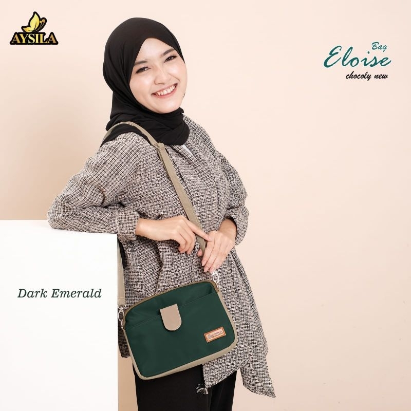 ELOISE BAG / TAS / TAS SELEMPANG WANITA / TAS ANTI AIR / ELOISE BAG BY AYSILA / TAS BAHAN CHOCOLY  WATERPROOF PREMIUM / BISA COD / TAS SLING BAG WANITA  MURAH BERKUALITAS TAS TERBARU