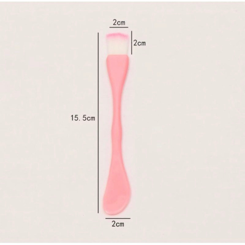 KUAS MASKER WAJAH 2 in 1 / FACIAL MUD MASK BRUSH / SPATULA 2 in 1