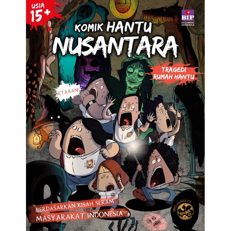 Buku Komik Hantu Nusantara - Trio Hantu CS [ORIGINAL]