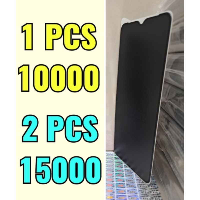 Tempered Glass Anti-Spy Matte Film Ceramic Privacy Anti-Spy Samsung A02, Samsung A02S, Samsung A03, Samsung A03S, Samsung A03 Core, Samsung A04, Samsung A04E, Samsung A04S,A04 Core,A12,A12S,A13,A14 5G,A20S,A22 5G,A23,A32 5G,A70,A70S,M02,M12,M33 5G