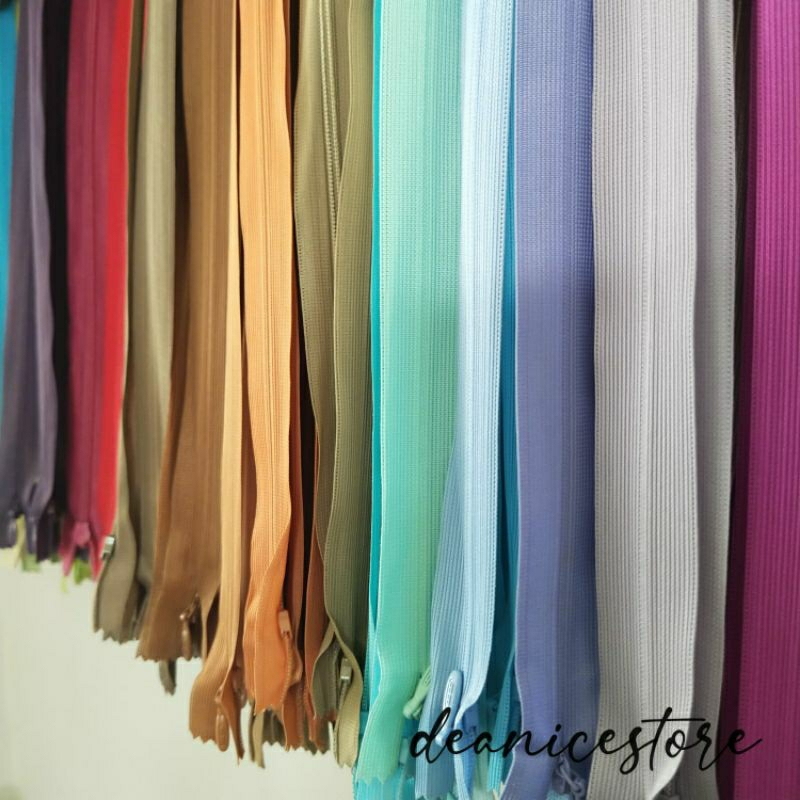 Ritsleting Resleting Jepang 50 cm | Invisible Zipper | YEE KIM RH - Harga Satuan
