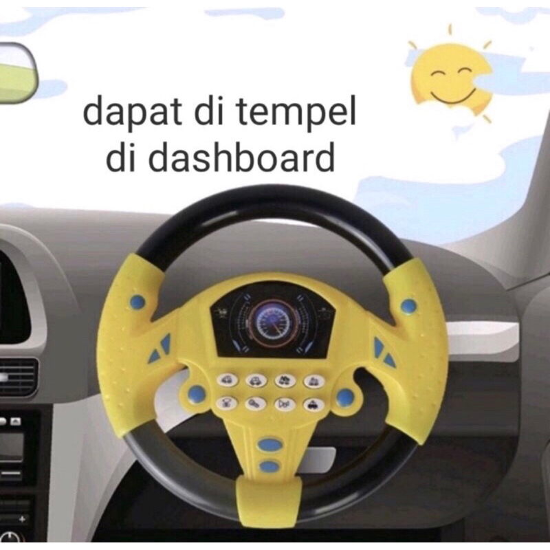 mainan stir anak mainan stiran mobil dashboard mainan anak viral