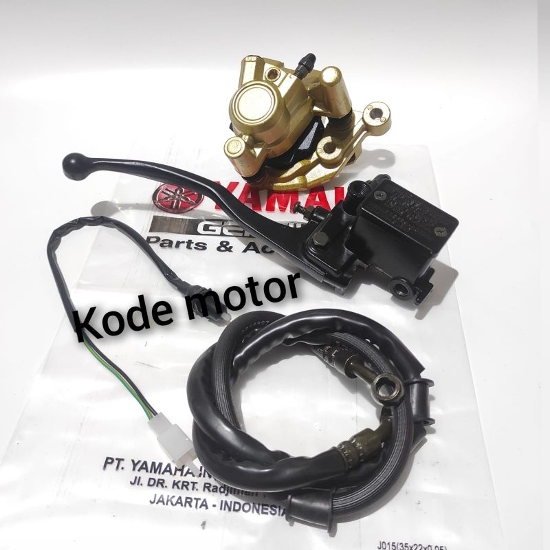 Kaliper Caliper Cakram depan + Master Rem Set + Selang Rem Yamaha Rxz Rx Special Rx King Lama RxS
