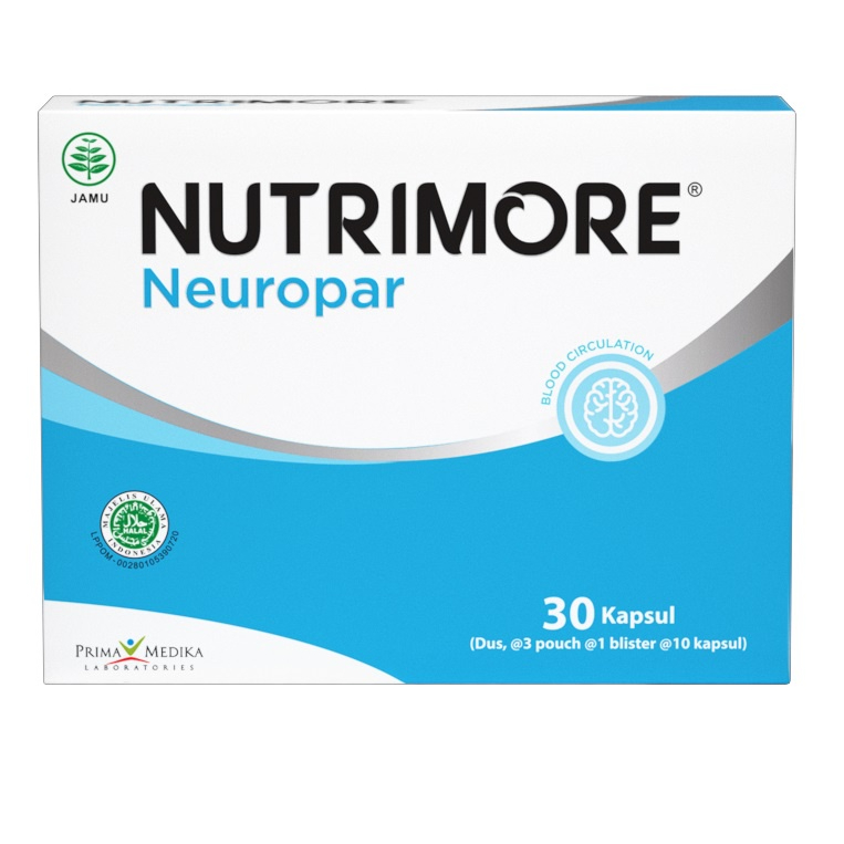 Nutrimore Neuropar 30 Kapsul / Membantu Sirkulasi Darah