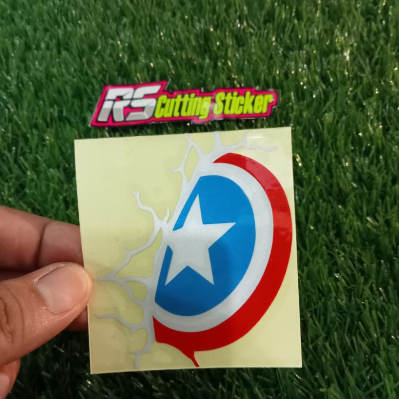

STICKER CUTTING CAPTAIN AMERICA 7,5 X 6,5