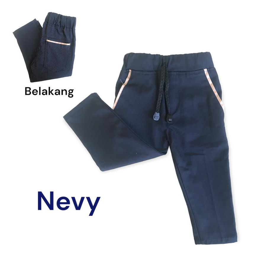 Celana Chino Anak Panjang laki-laki terlaris chinos slim fit Material Twill Stretch Cotton Meral usia 1-14 th