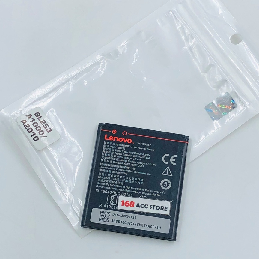 BATERAI LENOVO A1000 / BATERAI LENOVO A2010 / BATERAI LENOVO BL253