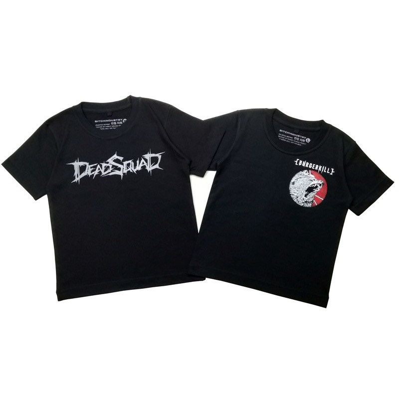 KAOS BAND METAL ANAK DEADSQUAD X BURGERKILL