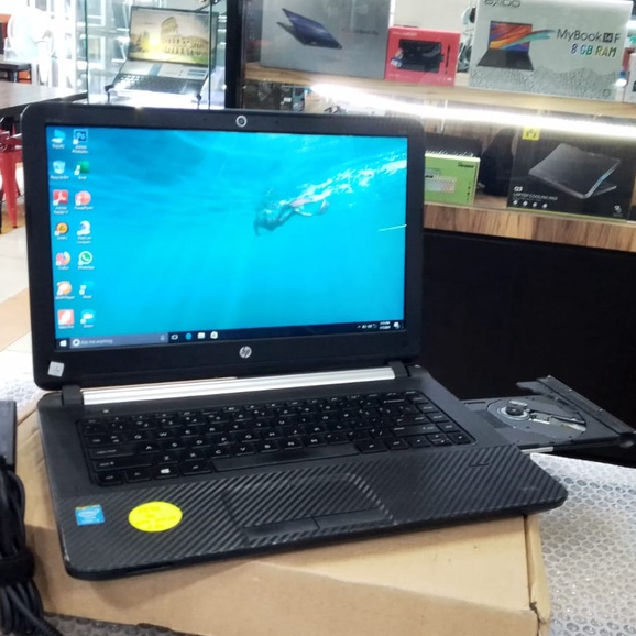 LAPTOP LEPTOP HP INTEL CORE I3 RAM 4GB HDD 500GB RAM 4GB WINDOWS 10 SIAP PAKAI