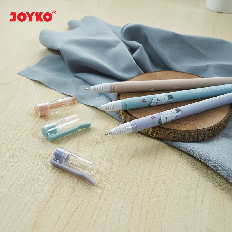 Erasable Gel Pen Pulpen Bisa Dihapus Joyko GP-334 Shokyo 7 Gel 0.5 mm 12pcs