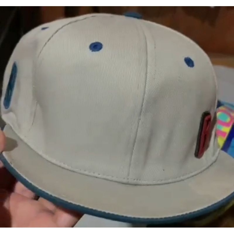 Topi NBA Brooklyn Nets visor pendek