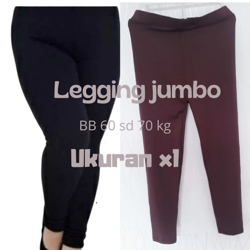 Legging Panjang dewasa ukuran xl ukuran jumbo  bahan spandek celana panjang dewasa