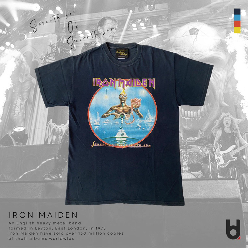 KAOS BAND VINTAGE IRON MAIDEN