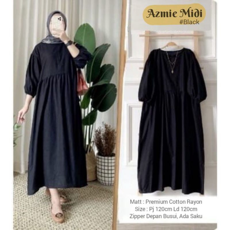 PROMO AZMIE MIDI DRESS JUMBO LD 120