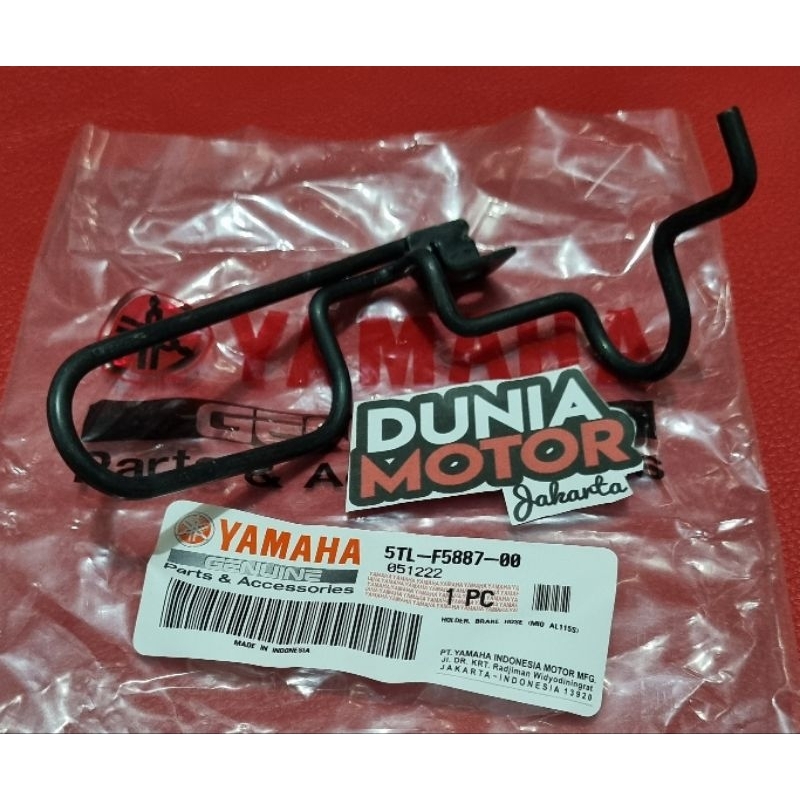 Klem selang rem depan mio ori yamaha bagian bawah clamp selang rem kleman kabel rem klem kabel rem m