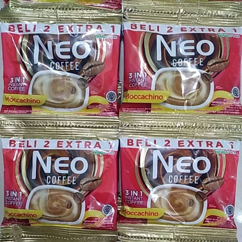 

Baru Neo Coffee Moccachino 1 renceng isi 15 sachet