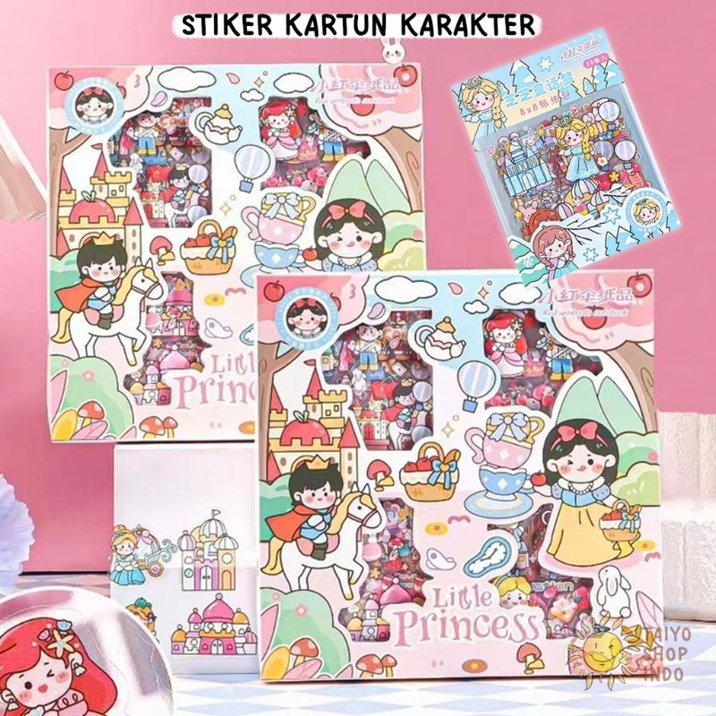 

[Peekastuff] (15 LEMBAR) STICKER AESTHETIC MOTIF KARTUN DEKORASI JURNAL/SCRAPBOOK