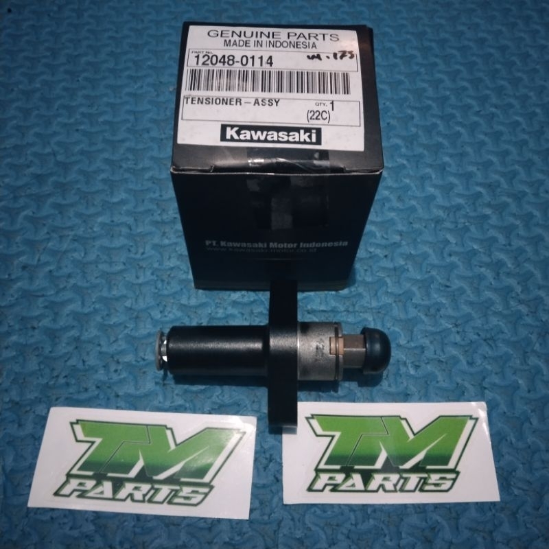 tonjokan tensioner rantai keteng w175 original Kawasaki